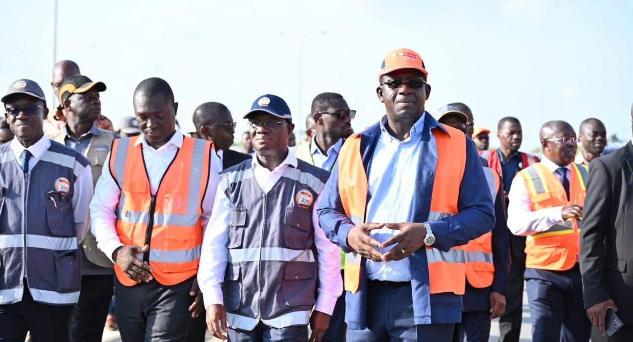 Suivi des projets structurants : le Ministre Hien Yacouba Sié en visite sur la voie de contournement Y4 d’Abidjan