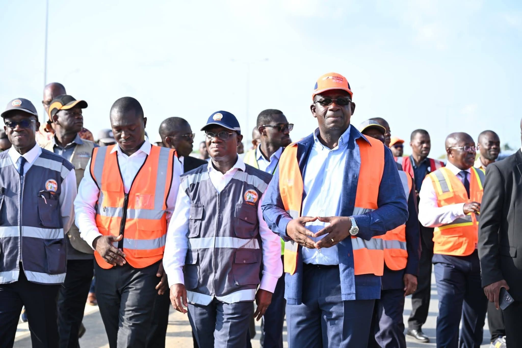 Suivi des projets structurants : le Ministre Hien Yacouba Sié en visite sur la voie de contournement Y4 d’Abidjan