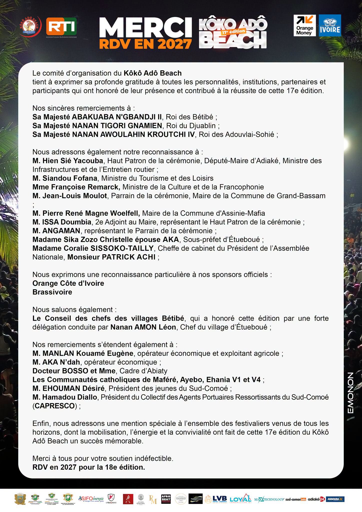 Kôkô Adô Beach 2026