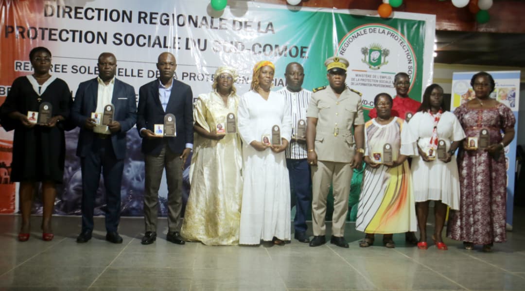 Sud-Comoé : 40 acteurs du secteur social distingués lors de la Journée mondiale du travail social