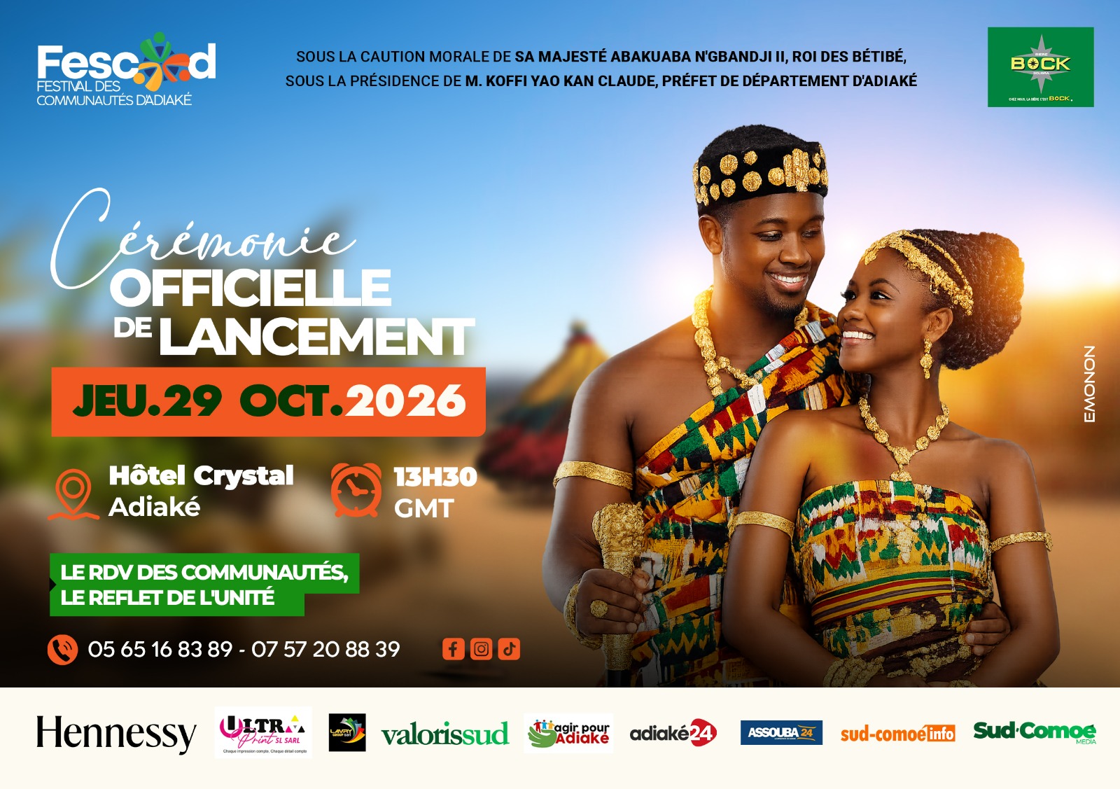 Adiaké : la première édition du FESCAD officiellement lancée le 29 octobre